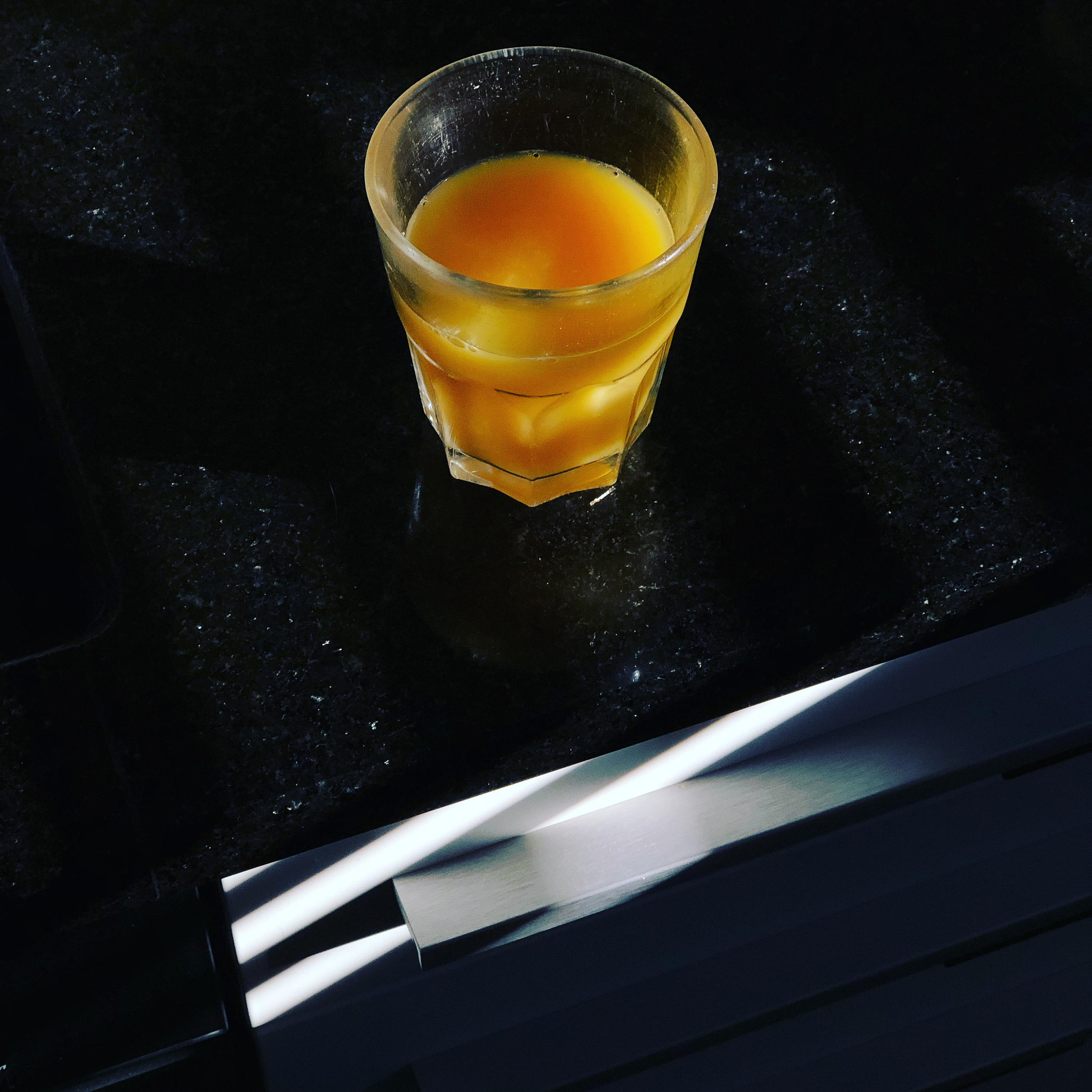 Orange juice in space
